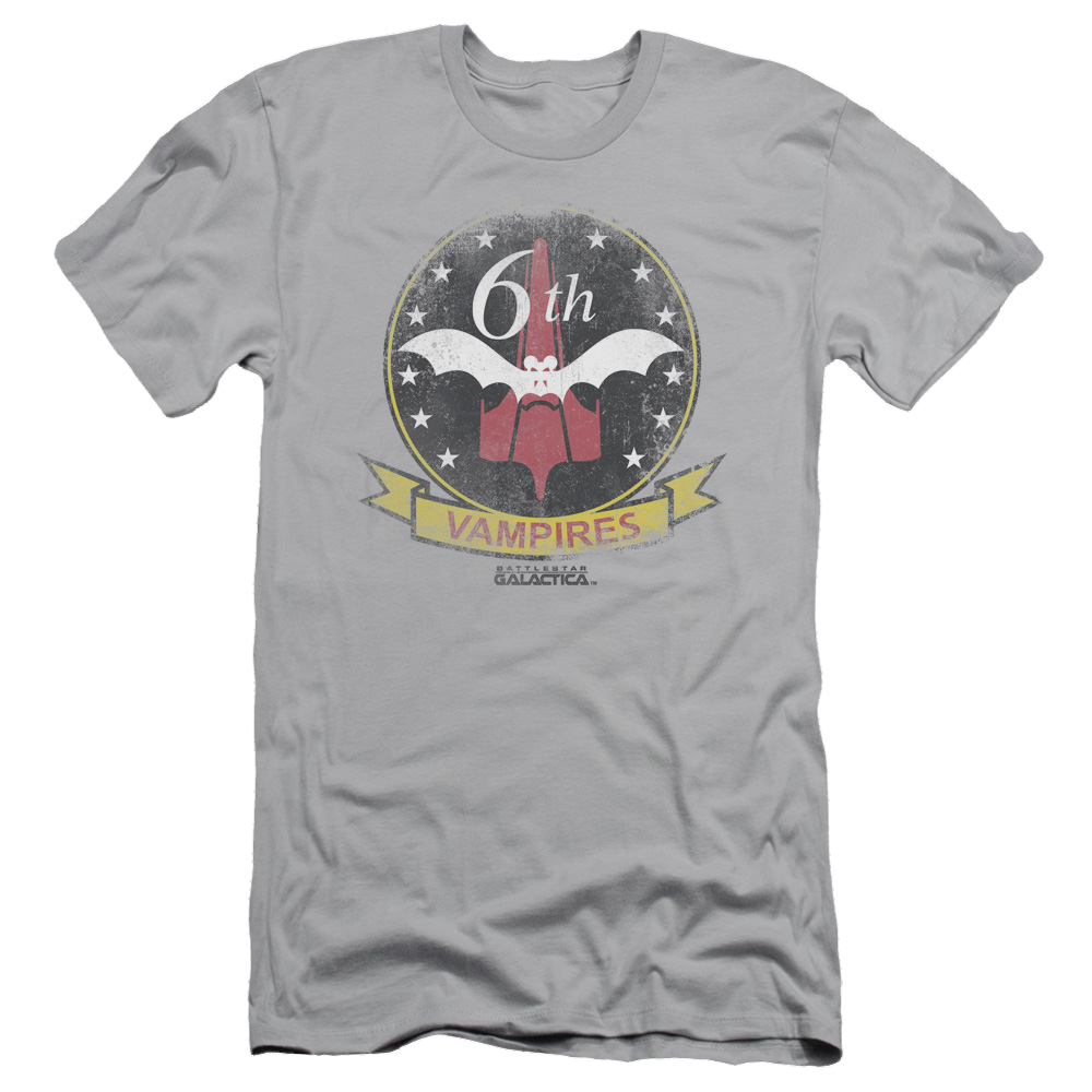 Battlestar Galactica Vampires Badge - Men's Slim Fit T-Shirt Hoodie, Sweatshirt | ZylaModa.com