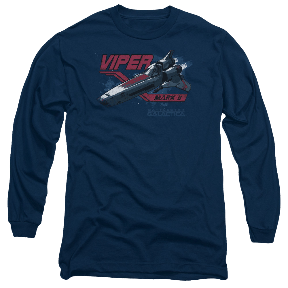 Battlestar Galactica Viper Mark Ii - Men's Long Sleeve T-Shirt Hoodie, Sweatshirt | ZylaModa.com