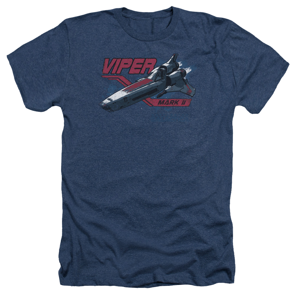 Battlestar Galactica Viper Mark Ii - Men's Heather T-Shirt Hoodie, Sweatshirt | ZylaModa.com