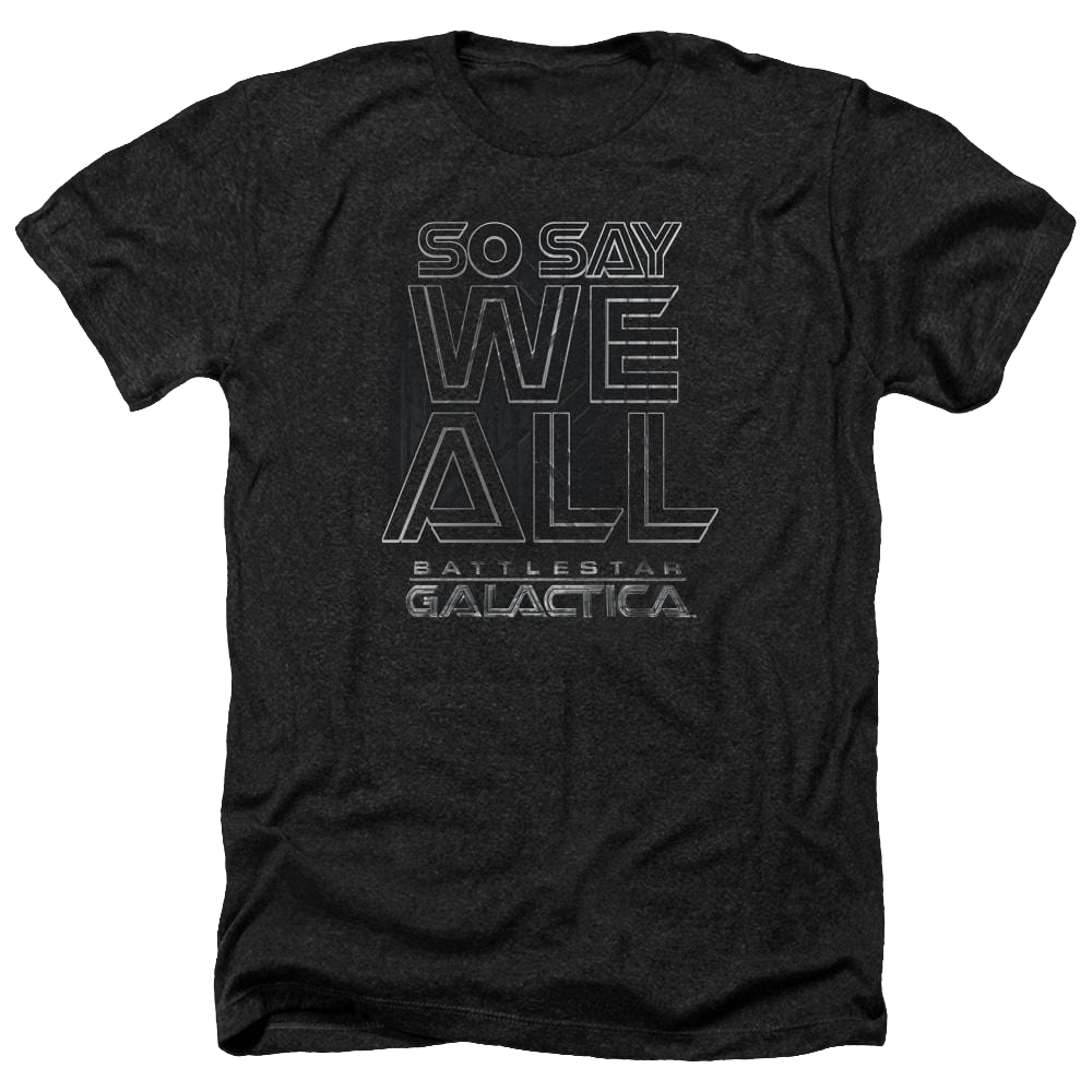 Battlestar Galactica Together Now - Men's Heather T-Shirt Hoodie, Sweatshirt | ZylaModa.com