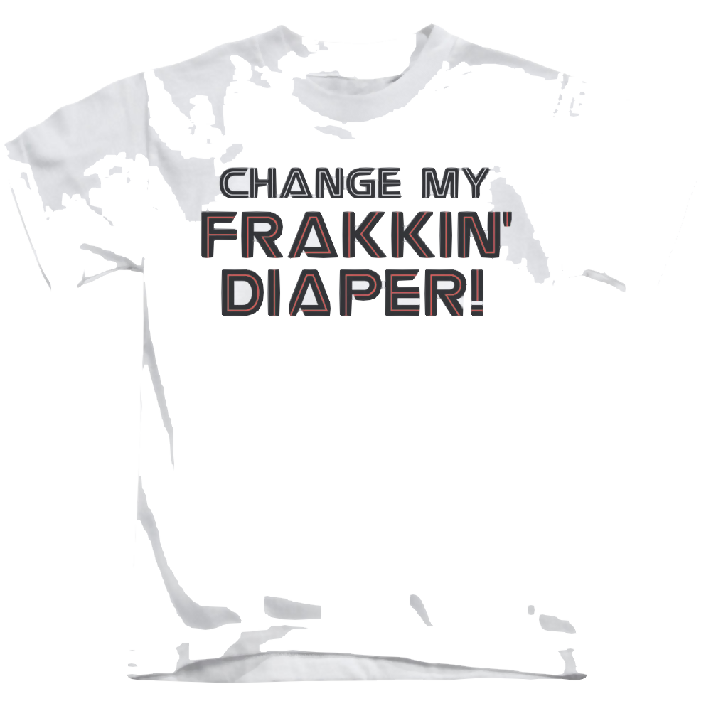 Battlestar Galactica (2004) Frakkin Diaper - Kid's T-Shirt Hoodie, Sweatshirt | ZylaModa.com