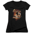Battlestar Galactica Vipers Stretch - Juniors V-Neck T-Shirt Hoodie, Sweatshirt | ZylaModa.com