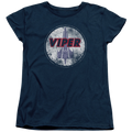 Battlestar Galactica War Torn Viper Logo - Women's T-Shirt Hoodie, Sweatshirt | ZylaModa.com