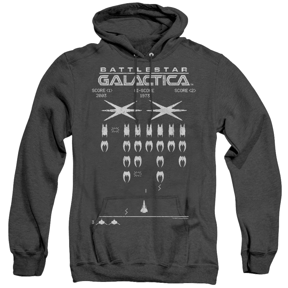 Battlestar Galactica (2004) Galactic Invaders - Heather Pullover Hoodie T-Shirts, Sweatshirt | ZylaModa.com