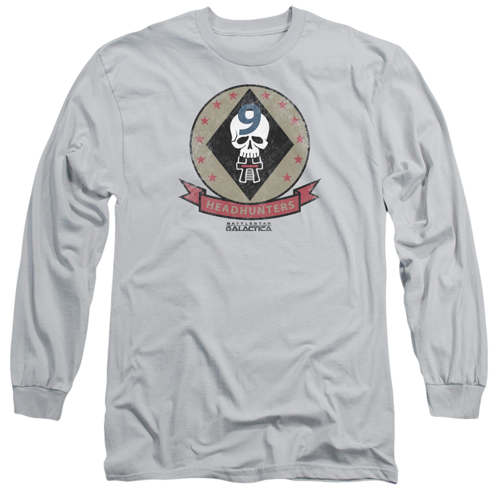 Battlestar Galactica Headhunters Badge - Men's Long Sleeve T-Shirt Hoodie, Sweatshirt | ZylaModa.com