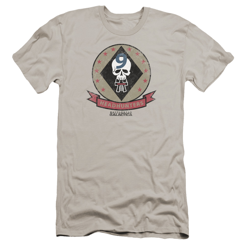 Battlestar Galactica Headhunters Badge - Men's Premium Slim Fit T-Shirt Hoodie, Sweatshirt | ZylaModa.com