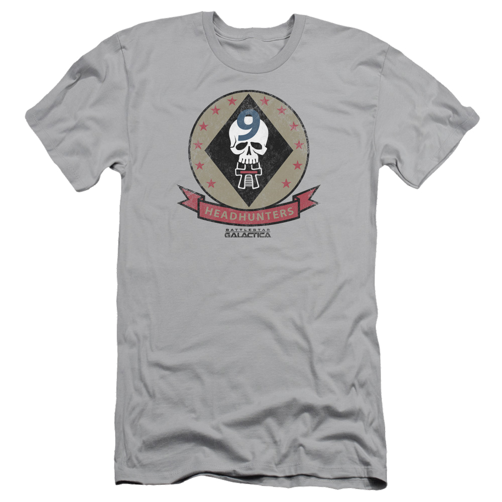Battlestar Galactica Headhunters Badge - Men's Slim Fit T-Shirt Hoodie, Sweatshirt | ZylaModa.com
