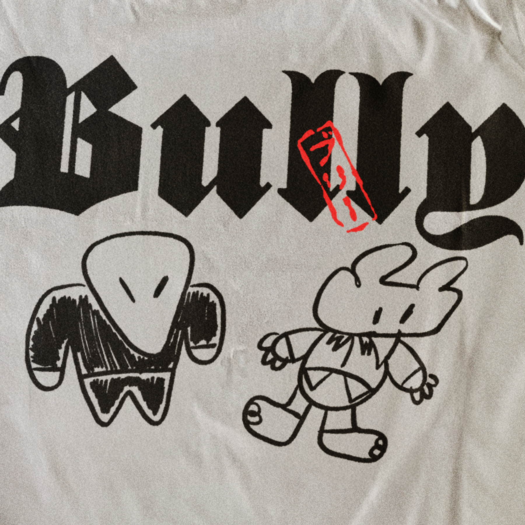 YE 'BULLY' HEAVYWEIGHT WHITE T-SHIRT Hoodie, Sweatshirt | ZylaModa.com (Image 2)
