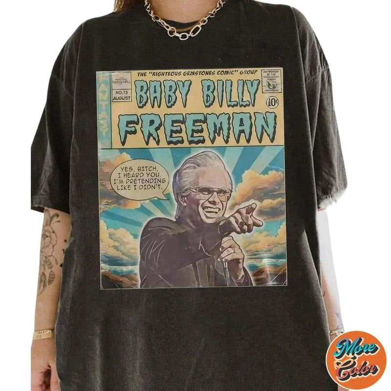 Baby Billy Freeman Shirt, Bible Bonkers, Tv Show, TV Character Shirts, Cotton Unisex T-Shirt, Crew Neck, Size S- 3XL,...
