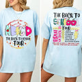 Back To School Tour ABCD The Back To School Tour Sweater Retro The Back To School Tour T-Shirt, Teacher Gift, ABCD...