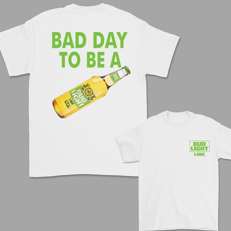 Bad Day to Be a Bud Light Lime 2 Sided T-Shirt, For Women, For Men Hoodie, Sweatshirt | ZylaModa.com