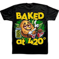 Baked 420 Graphic T-Shirt, Baked at 420 T-Shirt, Gifts Menswear Top Hoodie, Sweatshirt | ZylaModa.com