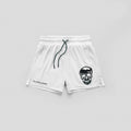 Loose and Light White/Balboa Mesh Training Shorts by GYMREAPERS, Perfect for Summer Season T-Shirts, Hoodie, Sweatshirt