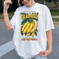 Banana Commercial Graphic Tee, Fruit Label T-Shirt, Cute Banana Style for Fruit Lovers Hoodie, Sweatshirt | ZylaModa.com