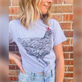 Bandana Chicken Graphic Tee Hoodie, Sweatshirt | ZylaModa.com