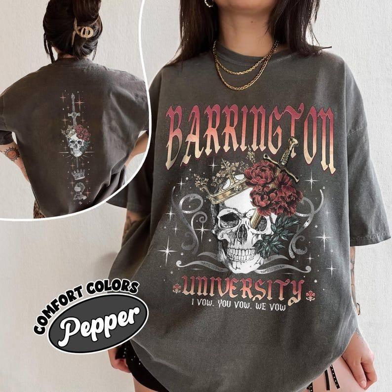 Barrington University The Ritual Merch Comfort Colors Shirt, Shantel Tessier Dark Romance, Smut Books TShirt, Ryat...