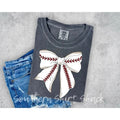 Baseball Bow t shirt |  comfort colors shirt | baseball season t shirt Hoodie, Sweatshirt | ZylaModa.com