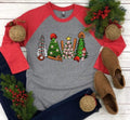 Baseball Christmas Raglan Shirt Hoodie, Sweatshirt | ZylaModa.com