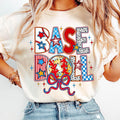 Baseball Coquette T-Shirt, Game Day Baseball T-Shirt, Baseball Mama T-Shirt, Retro Baseball Mom T-Shirt, Mother's Day...