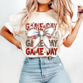 Baseball Coquette Tshirt-sweatshirt-hoodie, Game Day Baseball tshirt, Retro Baseball Bow hoodie, Baseball Mom sweatshirt,...