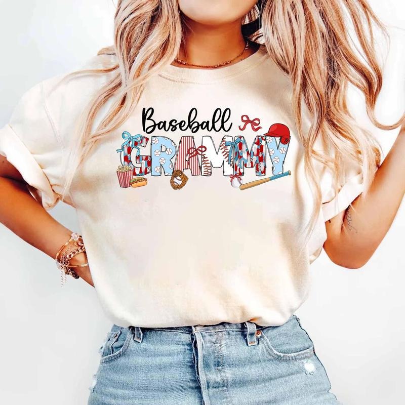 Baseball Lover Tee For Grammy, A Gift For Mother's Day, Mom Surprise Gift, Mother's Day Outfit Hoodie, Sweatshirt