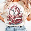 Baseball Mama Tshirt, Coquette Bow T-shirt, Baseball Mom, Baseball Bow, Retro Baseball, Game Day Sports Hoodie, Sweatshirt