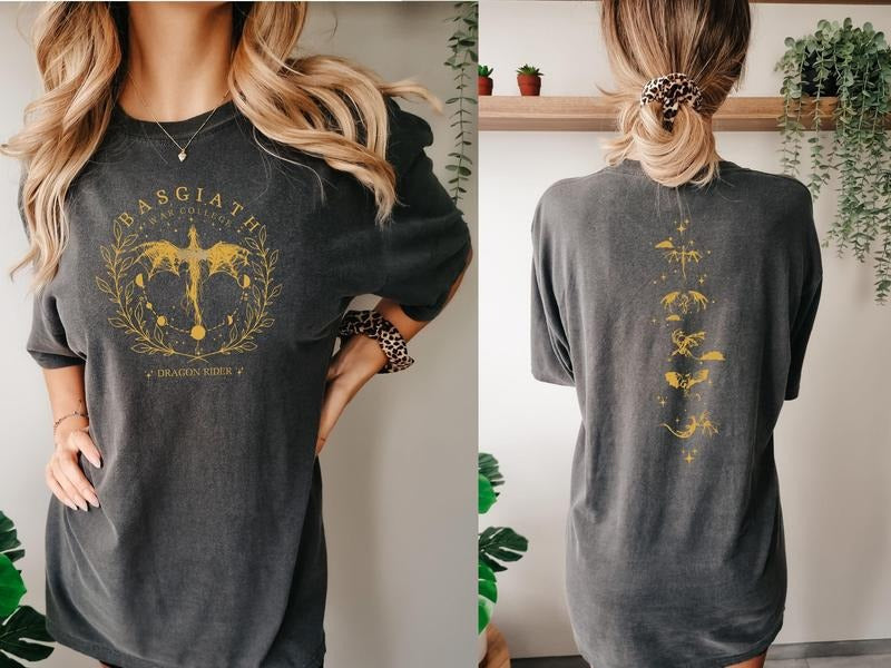 Basgiath War College 2-Sided Sweatshirt, Fourth Wing Shirt, Dragon Rider Shirt Hoodie | ZylaModa.com