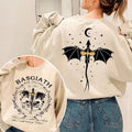 Basgiath War College Tshirt, Double Side Fourth Wing Hoodie, Dragon Rider Shirt, Violet Sorrengail, Basgiath Bookish,...