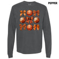 Basketball Coquette Collage Long Sleeve Comfort Colors T-Shirt 'NLB' Hoodie, Sweatshirt | ZylaModa.com