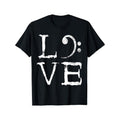 Bass clef, horror love, bass guitar player, bass guitar player t-shirt Made in USA Hoodie, Sweatshirt | ZylaModa.com