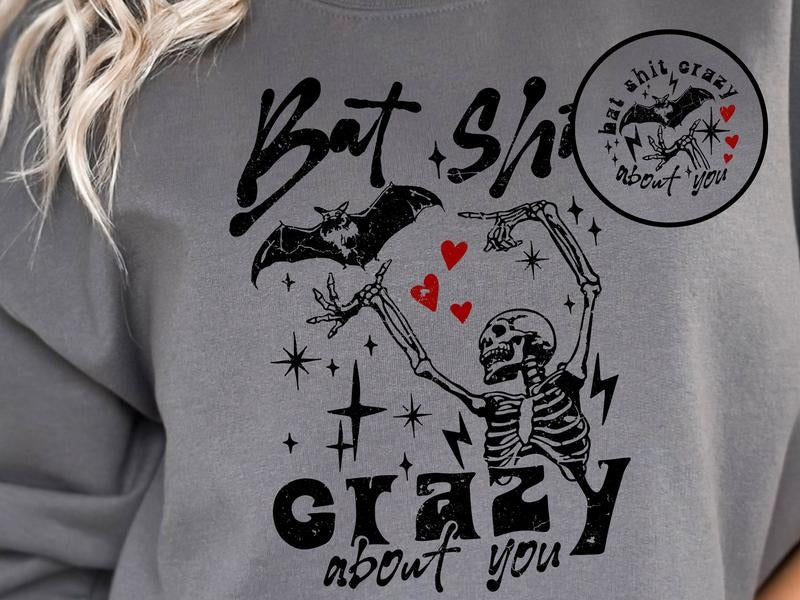 Bat Crazy Valentine's Day Women's Top & Sweatshirts T-Shirts, Hoodie | ZylaModa.com