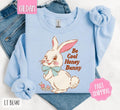 Be Cool Honey Bunny Sweatshirt, Easter Sweatshirt, Cute Bunny Sweatshirt T-Shirts, Hoodie | ZylaModa.com