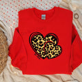 Be Mine Leopard Heart Direct to Film Garment Transfer T-Shirts, Hoodie, Sweatshirt | ZylaModa.com