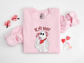 Be My Boo Sweatshirt, Ghost Sweater, Valentines Day Hoodie, Ghost Sweatshirt, Women Valentines  Hoodie and Sweater;...