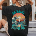 Be Salty Stay Lit Boho Beachy Tee Bible Verse Christian Shirts Beach Inspired Shirt Trendy Christians T Shirts Jesus...