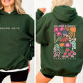Be Still And Know Boho Flower Christian Hoodie Casual Street Style Fleece Pullover Hooded Sweatshirt Tops Trendy for...