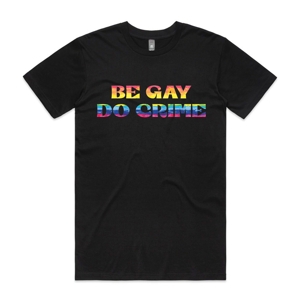 Be Gay Do Crime Tee Hoodie, Sweatshirt | ZylaModa.com (Image 2)