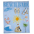 Beach Babe Collage Tee Hoodie, Sweatshirt | ZylaModa.com