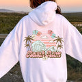 Beach Hoodie, Beach Bum Sunset Graphic, Cotton Casual Oversized Hoodie, Sunset Hoodie, Beach Hoodie, Womens Sweatshirt...