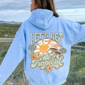 Beach Hoodie, Let's get tropical Graphic, Cotton Casual Oversized Hoodie, Sunset Hoodie, Beach Hoodie, Womens Sweatshirt...