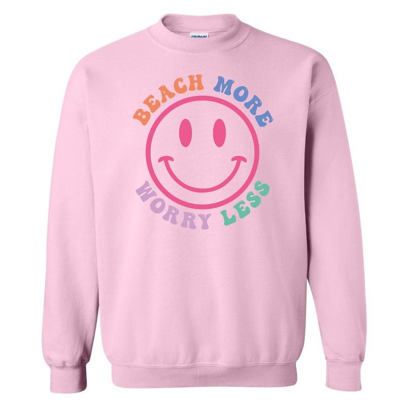 Beach More Worry Less Sweatshirt 'NLB' T-Shirts, Hoodie | ZylaModa.com