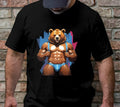 Bear City Skyline Graphic Tee, Bear Pride T-Shirt, Urban Bear Tank Design, Muscular Bear Art Shirt, Streetwear Animal Tee...