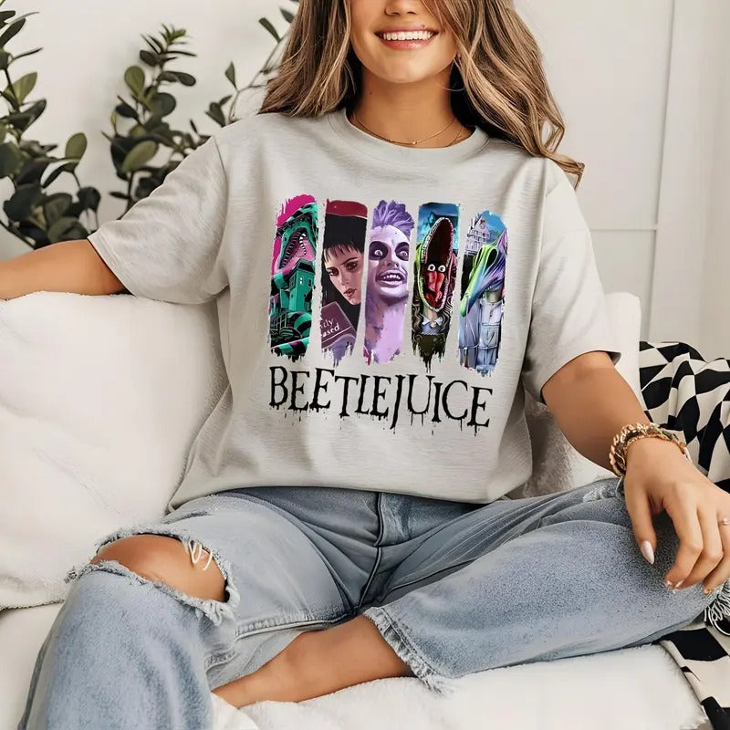 Beetlejuice Halloween T-Shirt, Halloween Movie Beetlejuice Sweatshirt, Halloween Shirt Hoodie | ZylaModa.com