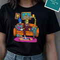 Beetlejuice Simpsons Style T-Shirt, Womens, Girls, Spooky, Goth, Halloween tee Hoodie, Sweatshirt | ZylaModa.com
