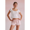 Beverly and Beck Women's Maggie Pointelle T-Shirt Hoodie, Sweatshirt | ZylaModa.com