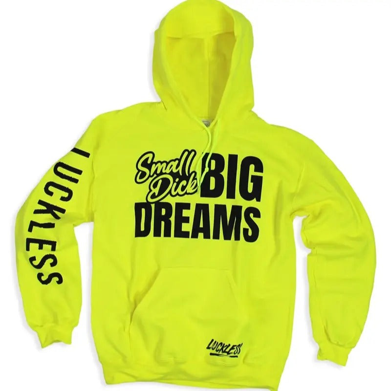 Big Dreams Hoodie | Neon Yellow T-Shirts, Sweatshirt | ZylaModa.com