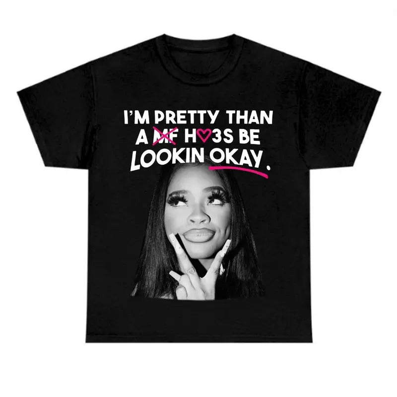 Big Face JT Okay Black Tee Gift Shirt - Men's T-Shirt - Classic Hoodie, Sweatshirt | ZylaModa.com