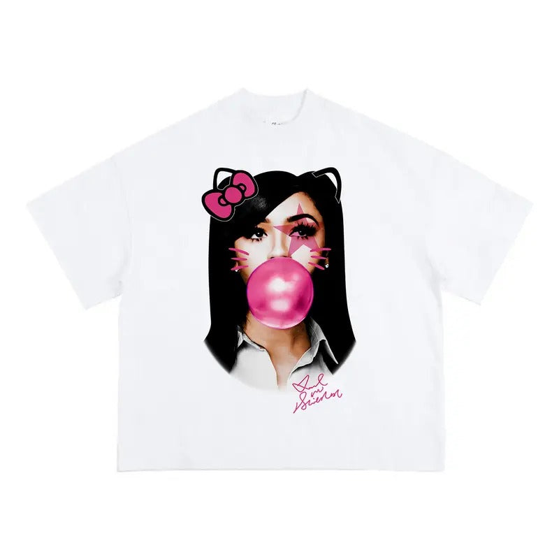 Big Face Pink Bubble Gum Shirt by Mariahhh The Scientist Hoodie, Sweatshirt | ZylaModa.com