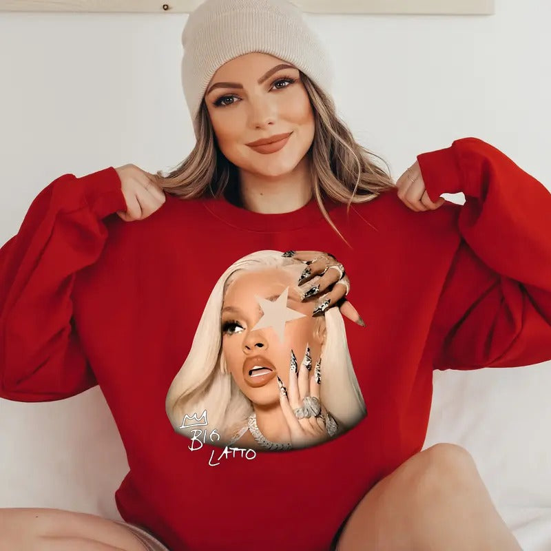 Big Lattoo Bold Rap Sweatshirt - Perfect for Making a Statement in Hip Hop Fashion T-Shirts, Hoodie | ZylaModa.com
