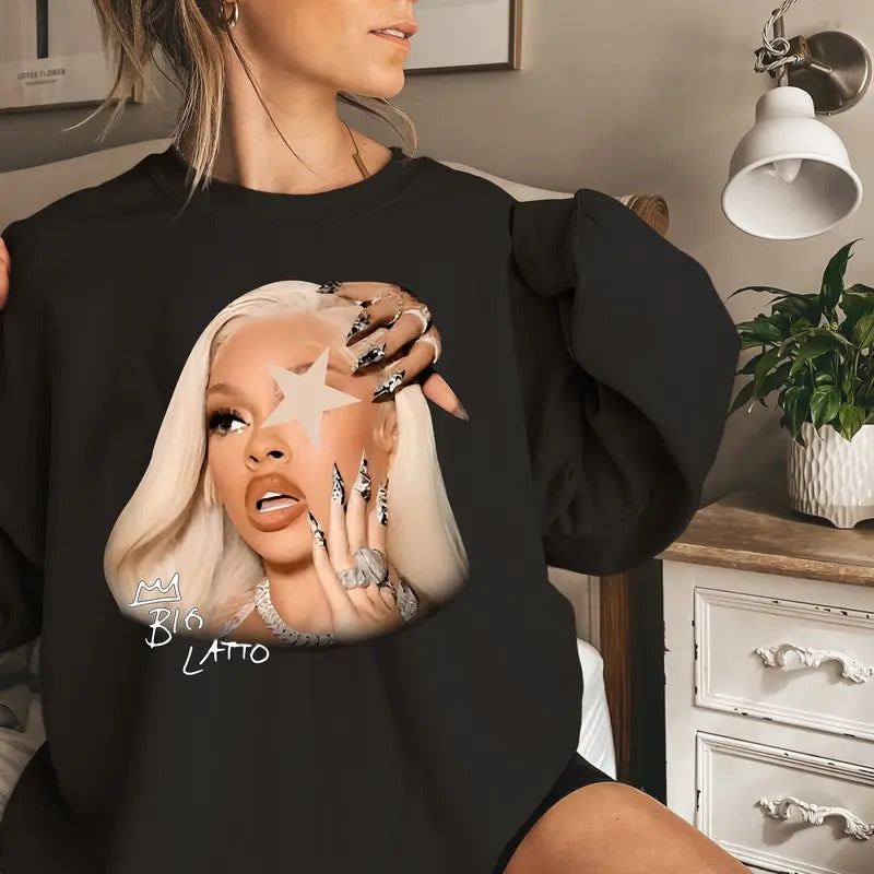 Big Lattoo Iconic Rap Sweatshirt T-Shirts, Hoodie | ZylaModa.com